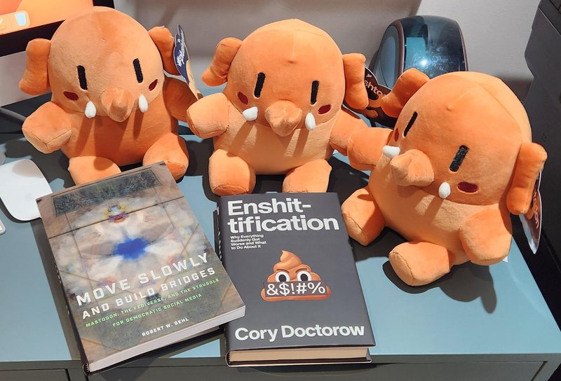 Plushie and Books
